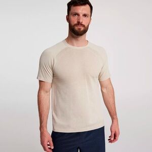 VRST Men's Cream Short Sleeve T-Shirt